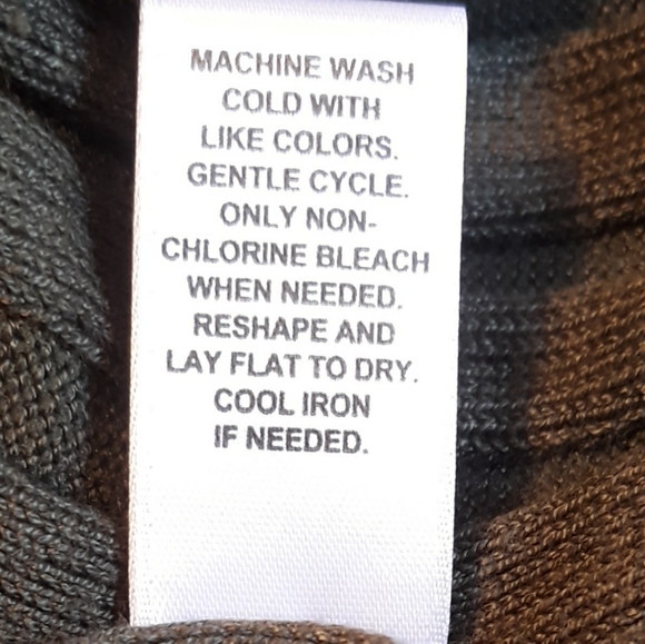 Vintage Olive Green Long sleeve Sweater Dress by J/M Dress MSRP: $65. - Picture 10 of 10